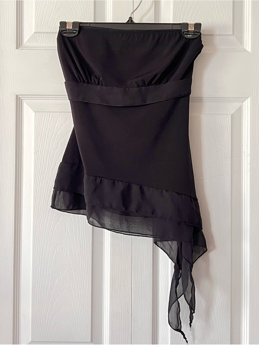 Charlotte Ruse Strapless Asymmetrical Top